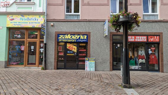 Zmenáreň Liptovský Mikuláš Centrum a záložňa Jáger